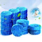 Blaue Toilettenreiniger-Tabletten mit automatischer Spülung, langlebige Blasen-Lufterfrischer-Scheiben für die Wartung von Badezimmer-Toiletten-WC-Hygiene 3