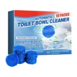 Toilettenschüssel-Reiniger, Tabletten, 10 Stück, Badezimmer-Reinigungsmittel, Badezimmer-Toilettentank-Reiniger, effektive, schnelle Schaumwirkung für