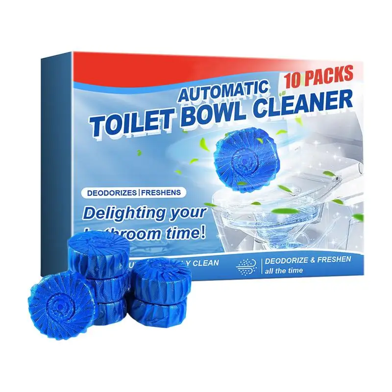 Toilettenschüssel-Reiniger, Tabletten, 10 Stück, Badezimmer-Reinigungsmittel, Badezimmer-Toilettentank-Reiniger, effektive, schnelle Schaumwirkung für Toilettenschüssel-Reiniger, Tabletten, 10 Stück, Badezimmer-Reinigungsmittel, Badezimmer-Toilettentank-Reiniger, effektive, schnelle Schaumwirkung für
