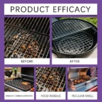 1/2/3 Stück Grillreiniger, Hochleistungs-Fettlöser-Spray, kraftvoller Fleckenentferner für Grillroste, Pfannen, Öfen, Küche 5