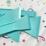 ALIWRAP 4-teiliges Kit, ultradünner Hartplastik-Schaber, alte Kleberentfernung, Autoverpackung, Go Corner, Rakel, Fensteraufkleber, Aufkleberentferner 5