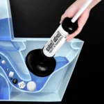 Toiletten-Saugglocke Hochdruck-Abflusssauger mit 2 Arten von Saugnäpfen Toiletten-Saugglocken-Werkzeug Rohrreiniger für Toilette Badewanne Waschbecken 3