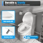 Elektrisch Beheizter Intelligenter Toilettensitz, 250kg Belastbarkeit, 3-Stufen-Temperaturregelung, Mehrere Reinigungsmodi, Selbstreinigende Düse, Auto-Funktion 3
