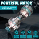 Kabellose Hochdruckreinigerpistole, kompatibel mit 18V-Akkuplattform, tragbare Hochdruck-Wassersprühpistole mit 6-in-1-Düse, Schaumkanone, 5m Schlauch, ideal für Autowäsche, Gartenreinigung und Terrassenpflege, leichtes und ergonomisches Design, Akku nicht enthalten. 4