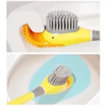 Toilettenbürste Cute Duck Toilettenbürsten-Set aus Silikon 360° °   Tiefenreiniger für Wand, Boden, Badewannen, Reinigungswerkzeuge, Badezimmerzubehör 4
