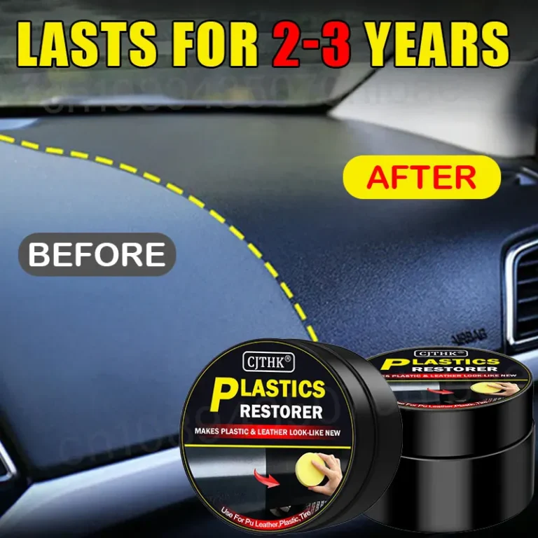 Auto Kunststoff Restaurator Auto Innen Panel Erneuerung Wachs Beschichtung Leder Kunststoff Gummi Polnischen Reparatur Auto Reconditioning Creme Pflege 2
