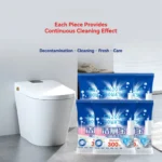 3/6/12er-Pack, Toilettenschüssel-Reinigungstabletten, automatische Toilettentank-Reiniger, zum Desodorieren und Entkalken, langlebiges Blau 4