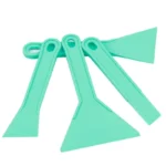 ALIWRAP 4-teiliges Kit, ultradünner Hartplastik-Schaber, alte Kleberentfernung, Autoverpackung, Go Corner, Rakel, Fensteraufkleber, Aufkleberentferner