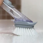 Küchenreinigungsbürste 2-in-1-Reinigungsbürste mit langem Griff und abnehmbarem Bürstenschwammspender, Geschirrspülbürste, Küchenwerkzeuge 3