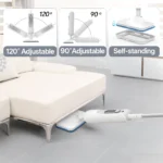 INSE Leistungsstarker Dampfmopp Hochtemperatur 6-in-1 Scheuer-Dampfreiniger Abnehmbarer Bodendampfmopp für Hartböden Teppich Küche 7