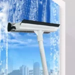 Fensterreinigungsbürste Badezimmerspiegel-Glaswischer Auto-Reinigungswerkzeug Schiebetür-Duschglas-Reiniger mit Verstellbarem Langem Griff