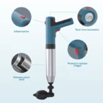 Leistungs starker Rohr kolben elektrischer Hochdruck luft kolben für Toiletten entferner Toiletten bagger werkzeug für Badezimmer dusche