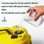 Podofo Handgehaltener Dampfreiniger, Hochdruck-Dampfreiniger, Auto-Innenraum-Dampfreiniger, für Möbel, Polster, Couch-Reinigung Wasserflecken 3