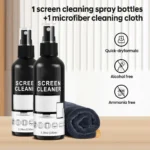 Bildschirmreiniger-Sprüh-Set – Glasreiniger-Spray und Mikrofaser-Reinigungstuch, geeignet für eine Vielzahl von Glas, Brillen und Kameraobjektiven 5