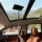 Auto-Frontscheiben-Entnebelungsbürste mit Teleskopstiel für Auto und Haushalt, Glasreinigungsbürste, Staubentferner-Werkzeug 5