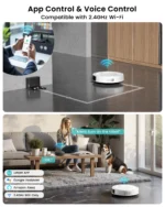 Lefant M310 Ultra Roboter-Staubsauger mit Kartierungsfunktion, 6000Pa, Navigation ToF PSD 190 ° 170 Minuten Laufzeit, APP/WiFi-Steuerung, ideal für Tierhaare und Hartböden 7