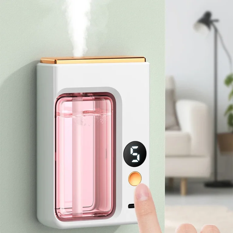 NEUE Diffusor-Aromatherapie-Maschine, kabellose Wandbehang, tragbar, automatisches Duftspray, Badezimmer-WC-Desodorierung 2