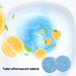 Toilettenschüssel-Reinigungstabletten, leistungsstarker Fleckenentferner, automatischer Toilettenreiniger, langlebiger, frischer Duft, Desodorierungs-Reinigungstabletten 4