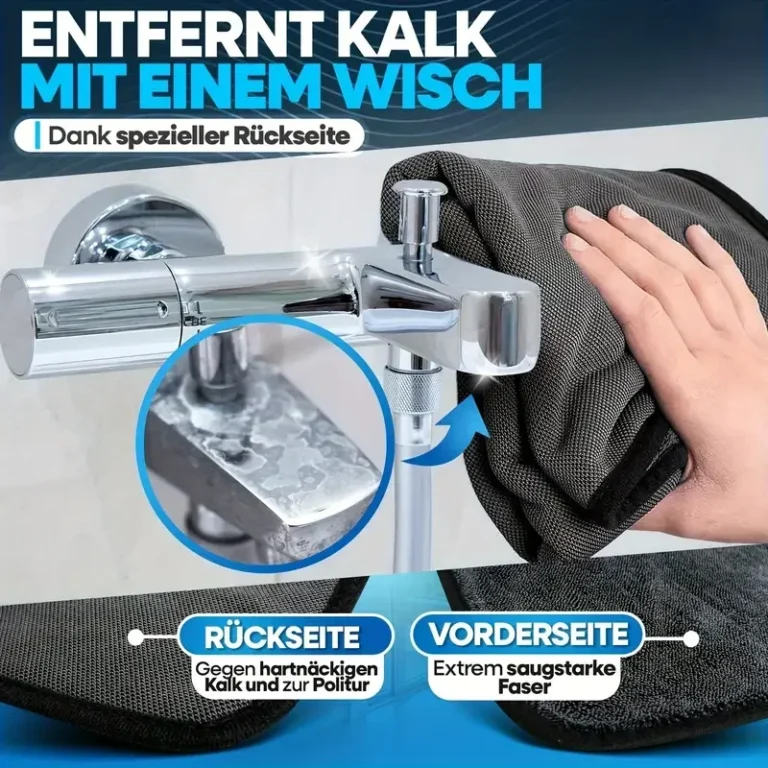 Autowaschhandtuch, 1200 g/m2, doppelseitiges Handtuch, Auto-Detaillierung, verdrehtes Geflechttuch, super saugfähiger Lappen für Auto- und Heimwaschzubehör 2