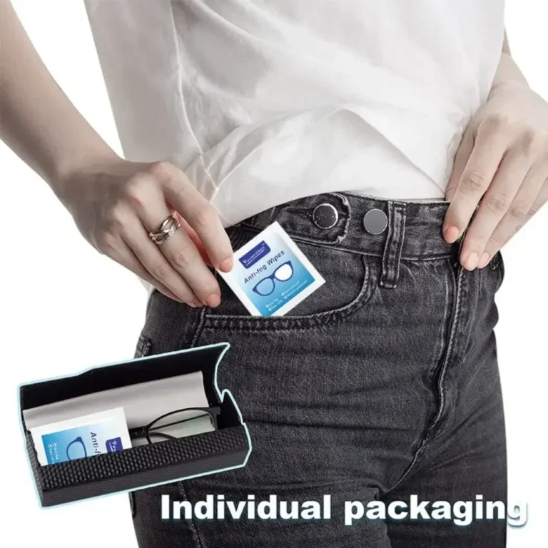 100Pcs/1-5Box Gläser Reiniger Feuchttücher Einweg Anti Nebel Beschlagen Staub Entferner Reinigung Objektiv Tücher sonnenbrille Telefon Bildschirm 2