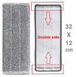Ersetzen Sie den Moppkopf aus Mikrofaser, Ersatzkopf, Bodenreinigungstuch, Pads, flache Squeeze-Handfreie Auswringwerkzeuge für Zuhause und Küche 6