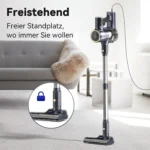 INSE I8 kabelgebundener Staubsauger, freistehender Stabstaubsauger, 25 kPa, 600 W, leistungsstarker 6-in-1-Handreiniger für Teppich- und Tierhaare 7