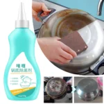150 ml Topf- und Pfannenreiniger, Küchenreinigung, Gelreiniger für schwarzen Topfboden, zum Entfernen von schwarzem Kalk von schwarzen Töpfen aus Edelstahl