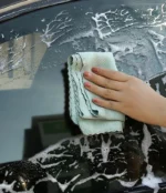 1-10 Stück Mikrofaser-Glasreinigungstuch, fusselfrei, für Fenster, Auto, Küche, Spiegel, keine Spuren, wiederverwendbar, Fischschuppen-Poliertuch 5