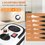 Podofo 2500 W Handdampfreiniger, tragbarer Druckdampfer, 220 V, EU-Stecker, Tiefenreinigung für Auto, Küche, Badezimmer usw. 4