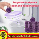 Lila Multifunktions-Reinigungstabletten, automatische Toilettenreinigungstabletten, Brausetabletten, Toilettenschaum-Reinigungsdeodorant 2