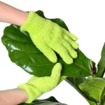 1 Paar Mikrofaser-Staubhandschuhe, dehnbar, atmungsaktiv, nicht wasserdicht, für Autos, Boote, Wohnmobile, Pools, Zuhause, Küche 4