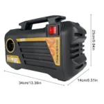 3000 W elektrische Hochdruckreiniger tragbare leistungsstarke Autowaschpistole 220 V/110 V Heim- und Autowaschreinigungsmaschine zum Waschen im Garten 4