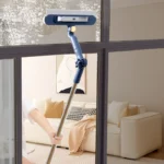 Ausziehbarer Fensterreiniger für Hochhäuser, Doppelseitiger Glasschaber, Abzieher, Waschbürste, Reinigungswerkzeug für Zuhause 4