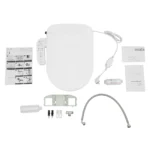 Beheizbarer Intelligenter Toilettensitz mit LED-Nachtlicht & Schaumflasche für Zuhause und Hotelbadezimmer 3