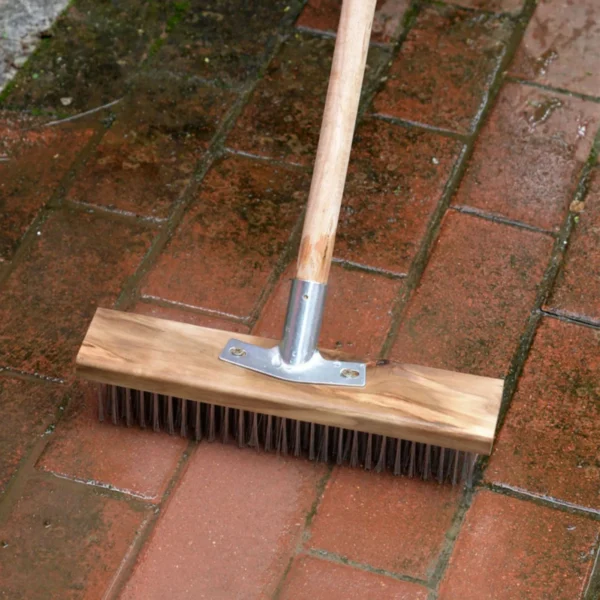 Robuste raue Bodenbürste aus Edelstahldraht, Deck-Peeling-Reinigungswerkzeug, 20 cm, robuste Bodenbürste, Bodenschrubberbürste