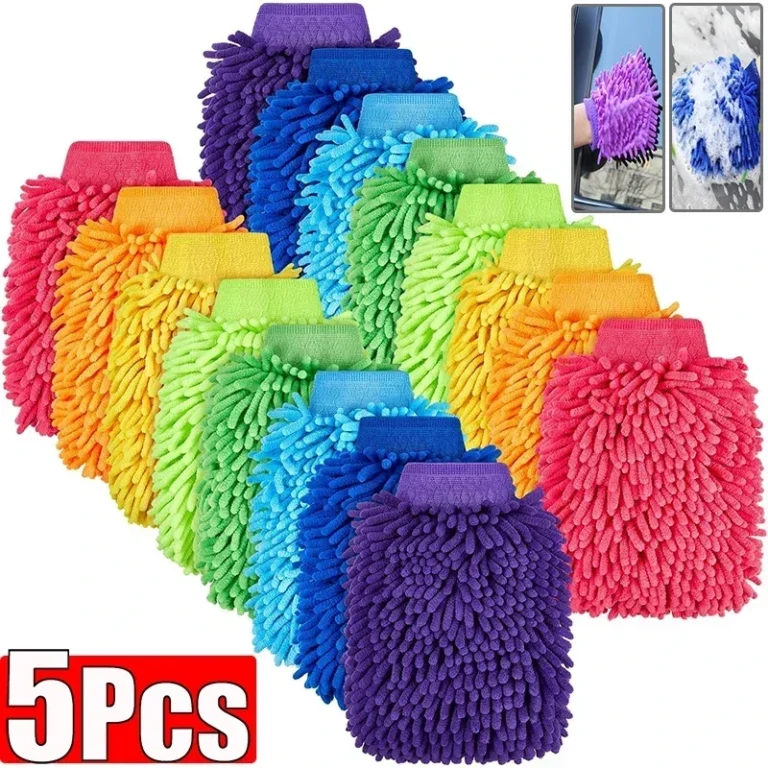 Auto Waschen Handschuhe Chenille Korallen Fleece Handschuhe Waschen Wischer Auto Reinigung Handtuch Auto Staub Waschmaschine Mitt Auto Reinigung Zubehör