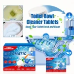 12 Stück Toilettenreinigungstabletten. Brausetropfen entfernen Kalk, Rost, Flecken und Gerüche. Automatischer Sprudelreiniger für Ihre Schüssel 4