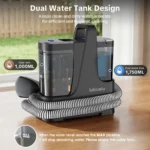 Lubluelu V9 Teppichreiniger 100 ° C Steam Tötet 99,9% Keime Milben Heißwasser Entfernt Hartnäckige Flecken Reinigt Teppiche Sofas Matratzen 16500 Pa 3