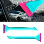 1 Pc 2 IN 1 Kleine Gummi Klinge PPF Rakel Schaber Fenster Tönung Wrap Stick Werkzeug Windschutzscheibe Wasser Entferner Auto waschen Zubehör 3