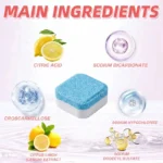 Brausetabletten zur Toilettenreinigung, Fleckenentferner, starkes Entkalkungsmittel, Tiefenreinigung, Ein-Schritt-Reiniger, beseitigt Gerüche, 10 Stück 4