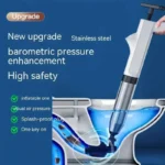 Leistungsstarke Toilettenkolben Edelstahl Rohr Bagger Entblocker Pneumatische Hochdruck Baggerarbeiten Air Drain Blaster Werkzeugset 5