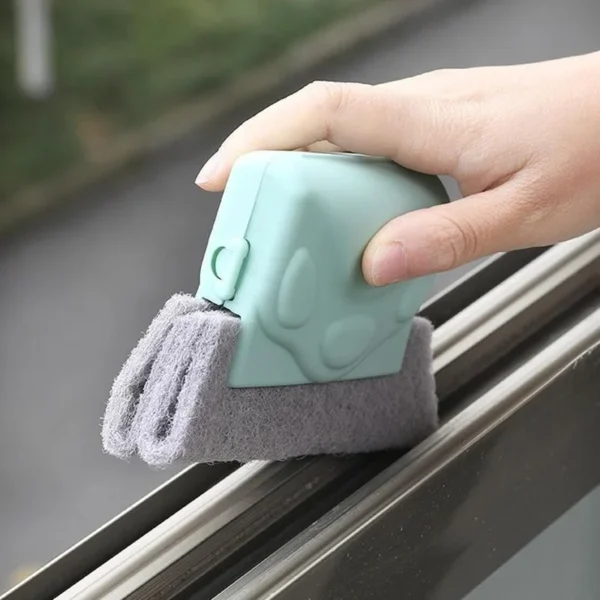 Reinigungstuch für Fensterrillen, Küchenreinigung, Fensterreinigungsbürste, Fensterschlitz-Reinigungsbürste, sauberes Fensterschlitz-Reinigungswerkzeug