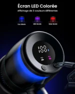 Homore 600 W/56 kPa leistungsstarker Akku-Staubsauger mit LED-Farbbildschirm, automatischer Saugmodus, selbststehende Funktion 5