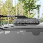 Auto Waschen Mopp Teleskop Griff Staub Entferner Wachs Pinsel Mikrofaser Auto Duster Reinigung Pinsel Weiche Duster Pinsel für auto Sauber 3