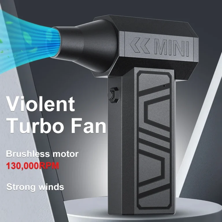 Turbo Fan 130000 RPM Auto Jet Fan 5 Outlet Düsen Tragbare Blasen Schnee Reinigung Gebläse Werkzeug Elektrische Air Duster Typ-C Aufladen 2