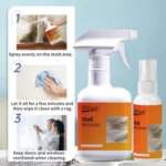 Schimmelentferner, Spray, Waschbecken, Abfluss, antibakteriell, Badezimmer-Form-Reinigungsmittel, verhindert Entfernung von Pilzen, Möbel, Fliesen, Wandflecken 6