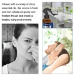 Bergamot Badezimmer-Deodorierungsspray, multifunktionaler Lufterfrischer für Küche, Schlafzimmer, Innenraum, Haushalts-Luftreinigungsspray 2