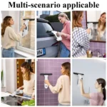 Elektrischer Fensterstaubsauger-Set mit Sprühflasche & Mikrofaserpad, Kabelloser Staubsauger, Handstaubsauger Kabelloses Gerät 2
