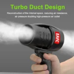 EAFC Turbo-Ventilator: Leistungsstarker, stufenloser Turbofan-Laubbläser mit 21V Akku für den mobilen Einsatz 5