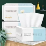Dicke Einweg-Gesichtstücher aus Vliesstoff Trockene Haut-Reinigungstücher Hautfreundliche Gesichtsreinigungstücher für Persönliche Hygiene